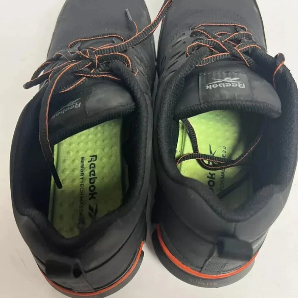 Reebok Mens Sublite Cushion Work Sneaker Black 10M
